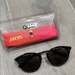 Quay Australia Black and Brown Sunglasses